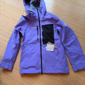 NWT Mammut Stoney HS Hooded Ski Jacket Womens Small